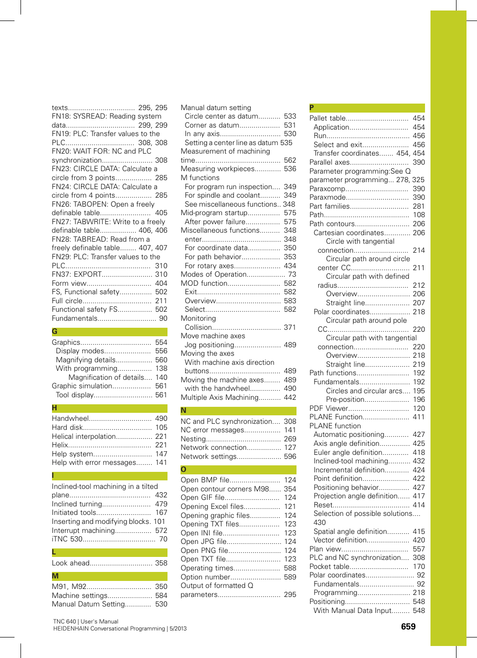 HEIDENHAIN TNC 640 (34059x-02) User Manual | Page 659 / 662