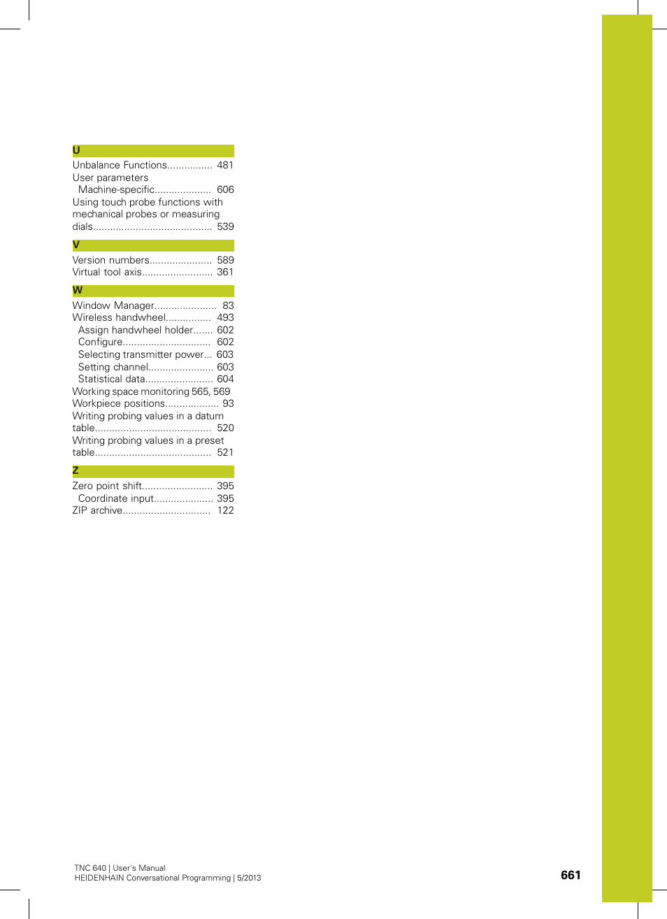 HEIDENHAIN TNC 640 (34059x-02) User Manual | Page 661 / 662