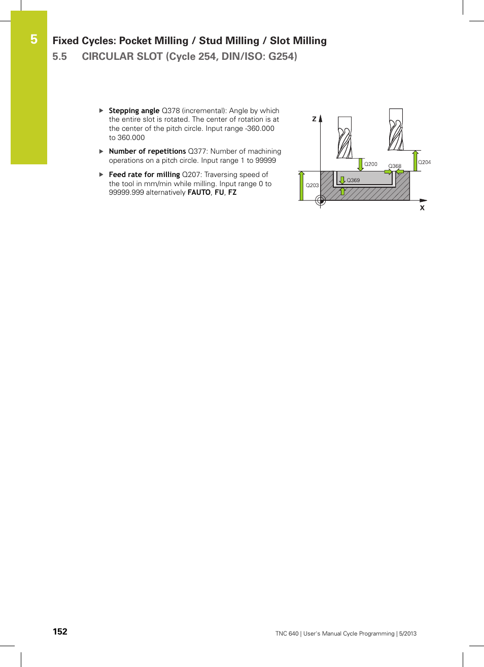 HEIDENHAIN TNC 640 (34059x-02) Cycle programming User Manual | Page 152 / 581