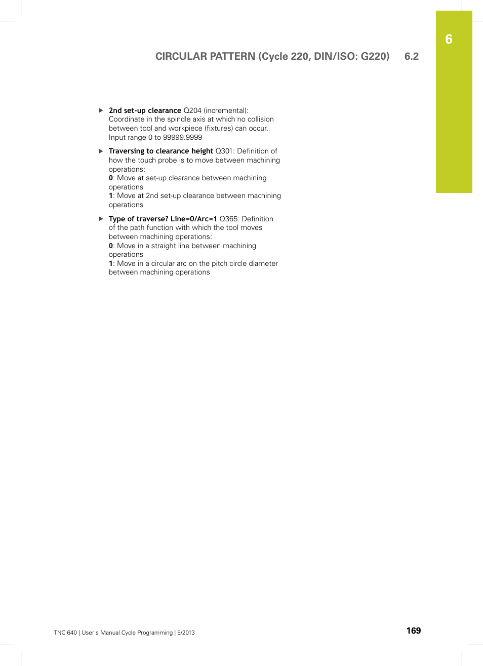 HEIDENHAIN TNC 640 (34059x-02) Cycle programming User Manual | Page 169 / 581
