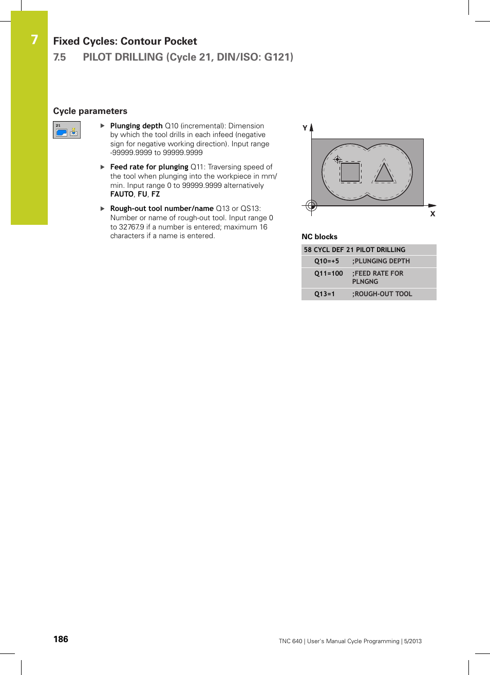 Cycle parameters | HEIDENHAIN TNC 640 (34059x-02) Cycle programming User Manual | Page 186 / 581