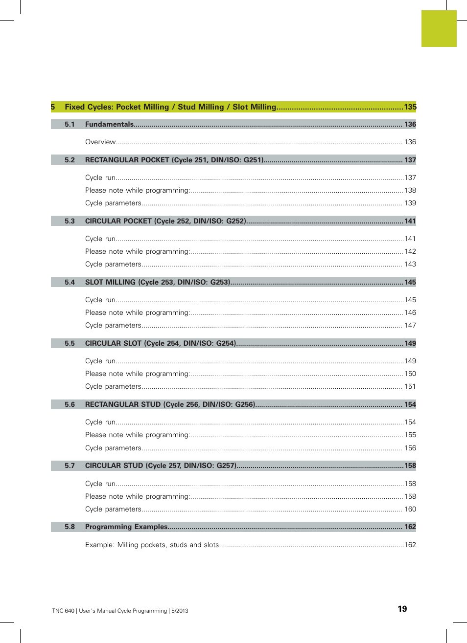 HEIDENHAIN TNC 640 (34059x-02) Cycle programming User Manual | Page 19 / 581