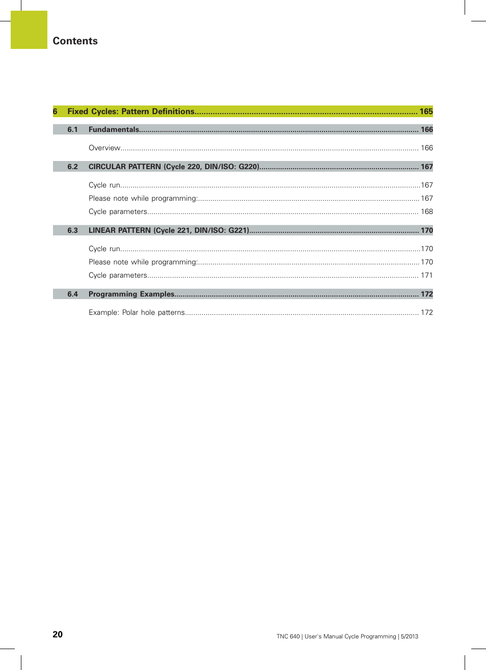 HEIDENHAIN TNC 640 (34059x-02) Cycle programming User Manual | Page 20 / 581
