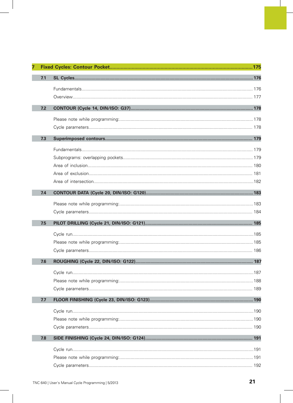HEIDENHAIN TNC 640 (34059x-02) Cycle programming User Manual | Page 21 / 581
