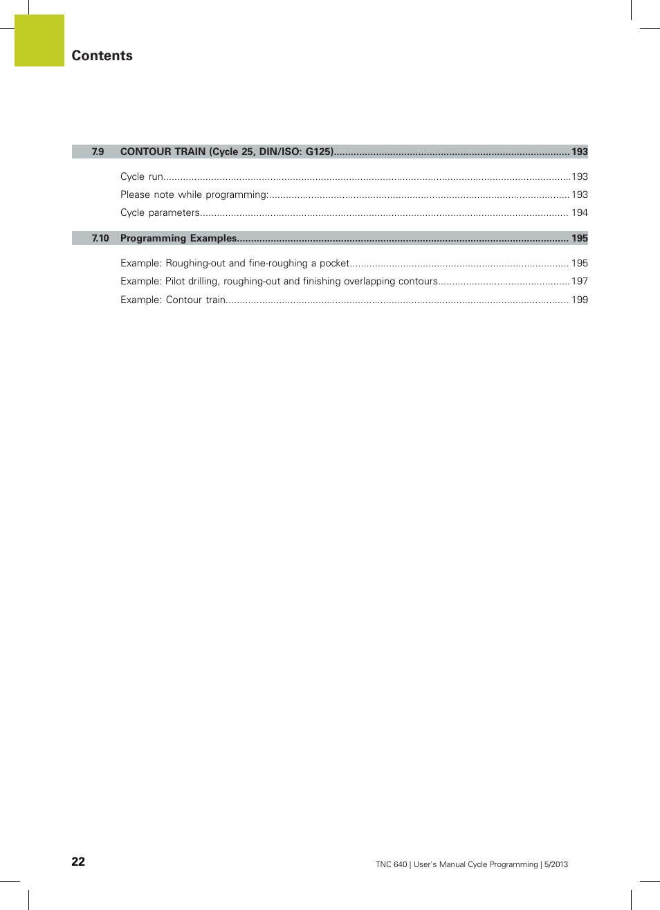 HEIDENHAIN TNC 640 (34059x-02) Cycle programming User Manual | Page 22 / 581