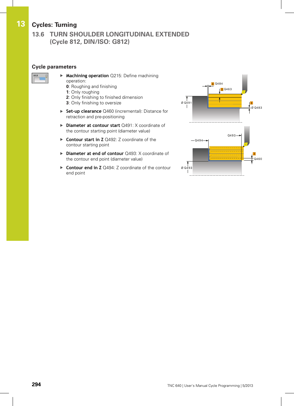 Cycle parameters | HEIDENHAIN TNC 640 (34059x-02) Cycle programming User Manual | Page 294 / 581