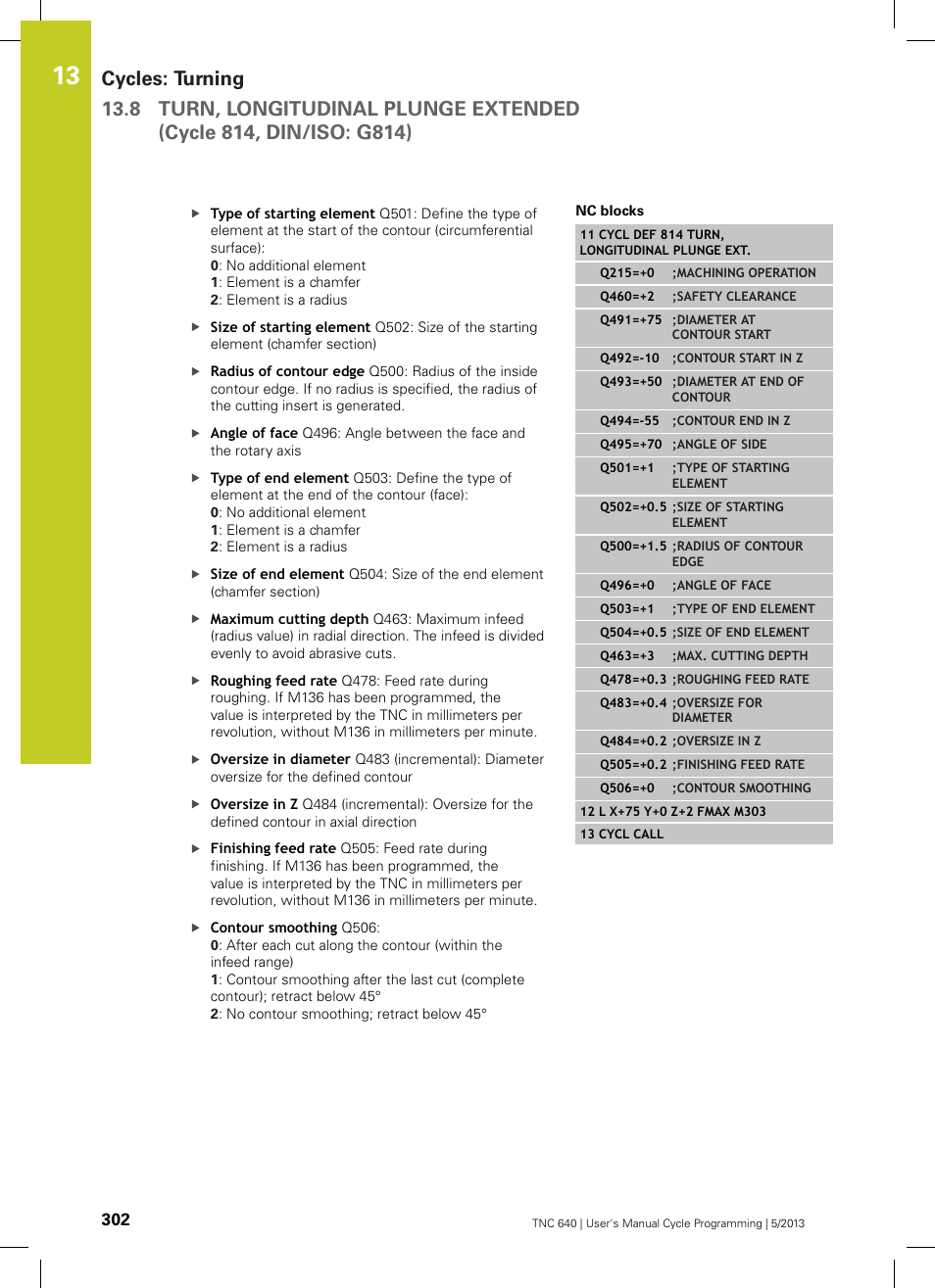 HEIDENHAIN TNC 640 (34059x-02) Cycle programming User Manual | Page 302 / 581