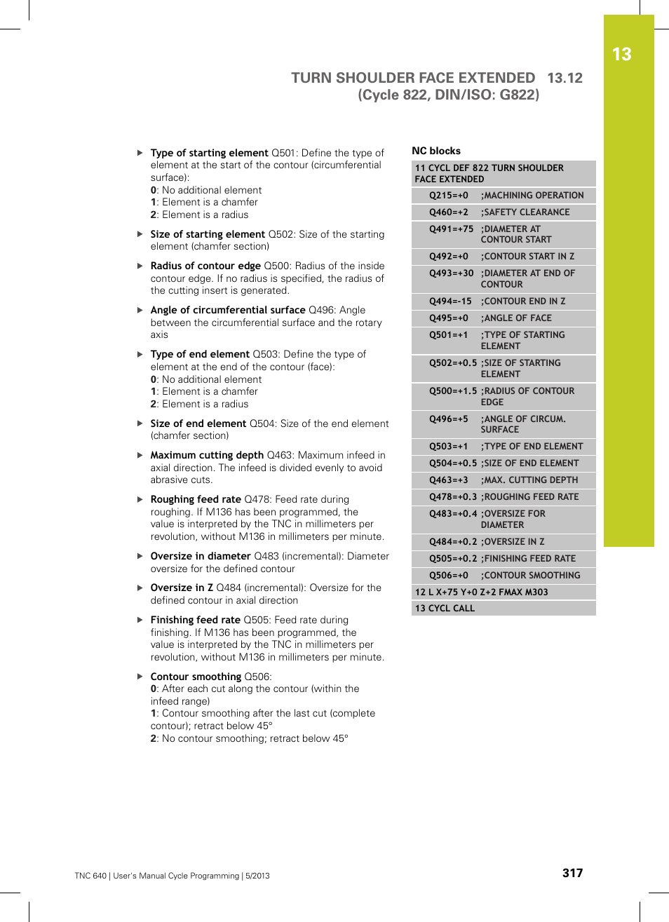 HEIDENHAIN TNC 640 (34059x-02) Cycle programming User Manual | Page 317 / 581