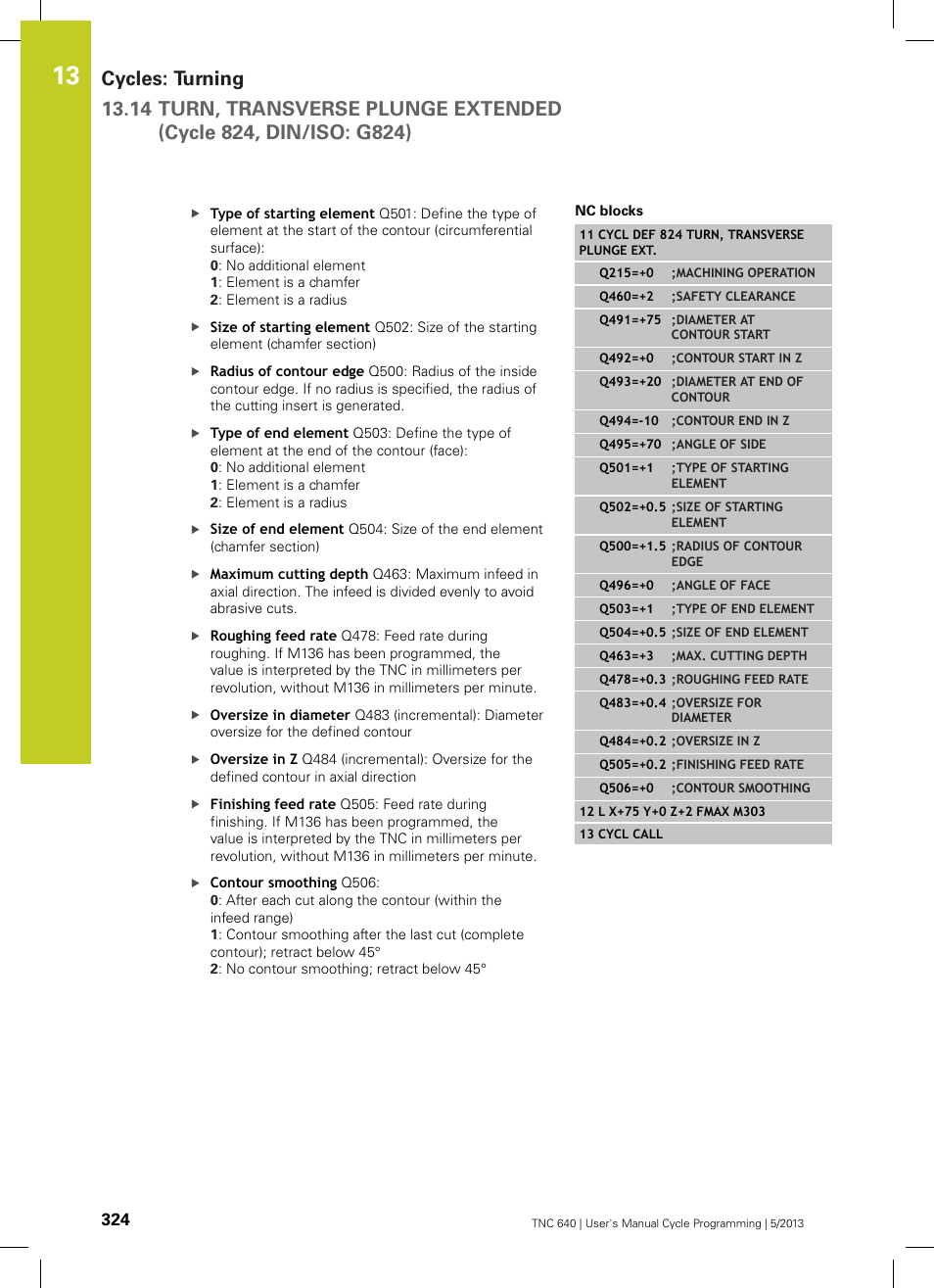 HEIDENHAIN TNC 640 (34059x-02) Cycle programming User Manual | Page 324 / 581