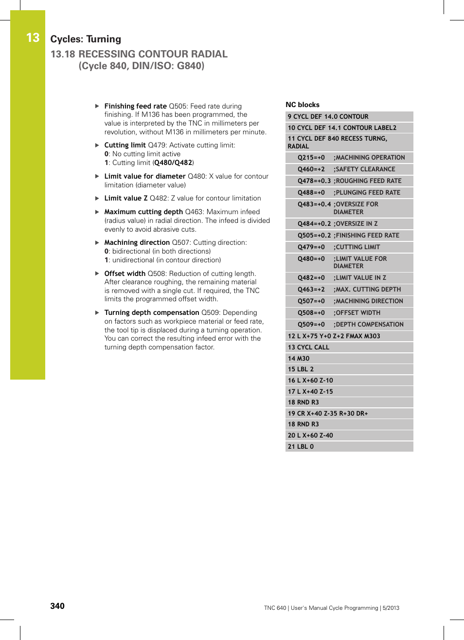 HEIDENHAIN TNC 640 (34059x-02) Cycle programming User Manual | Page 340 / 581