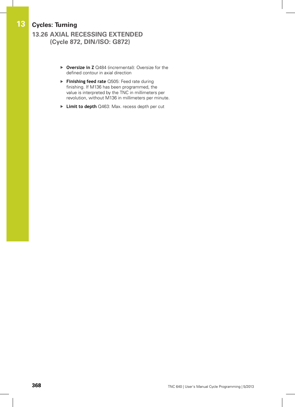 HEIDENHAIN TNC 640 (34059x-02) Cycle programming User Manual | Page 368 / 581