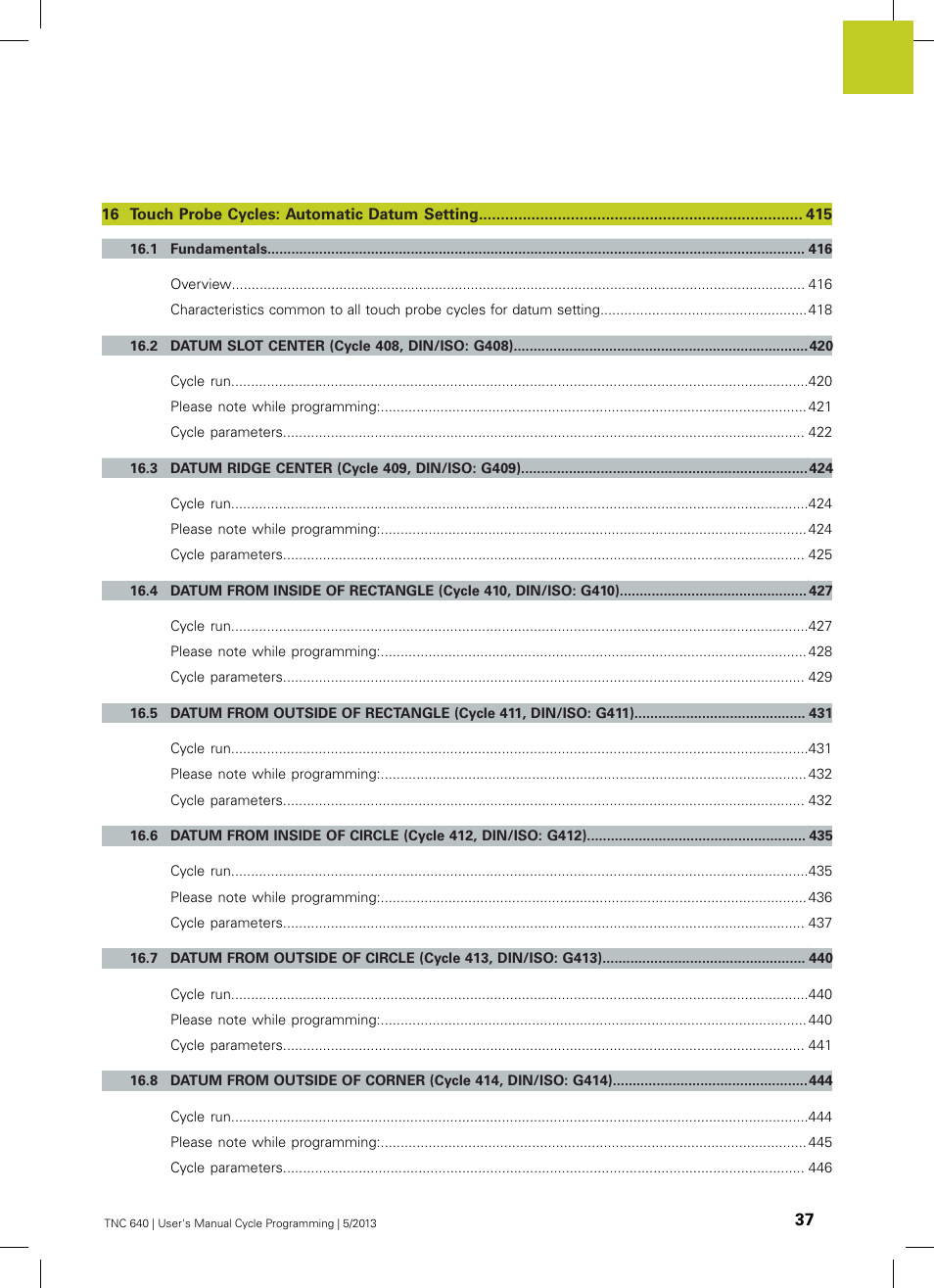 HEIDENHAIN TNC 640 (34059x-02) Cycle programming User Manual | Page 37 / 581