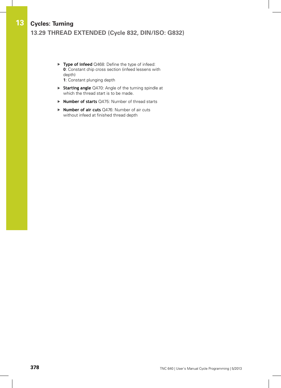 HEIDENHAIN TNC 640 (34059x-02) Cycle programming User Manual | Page 378 / 581