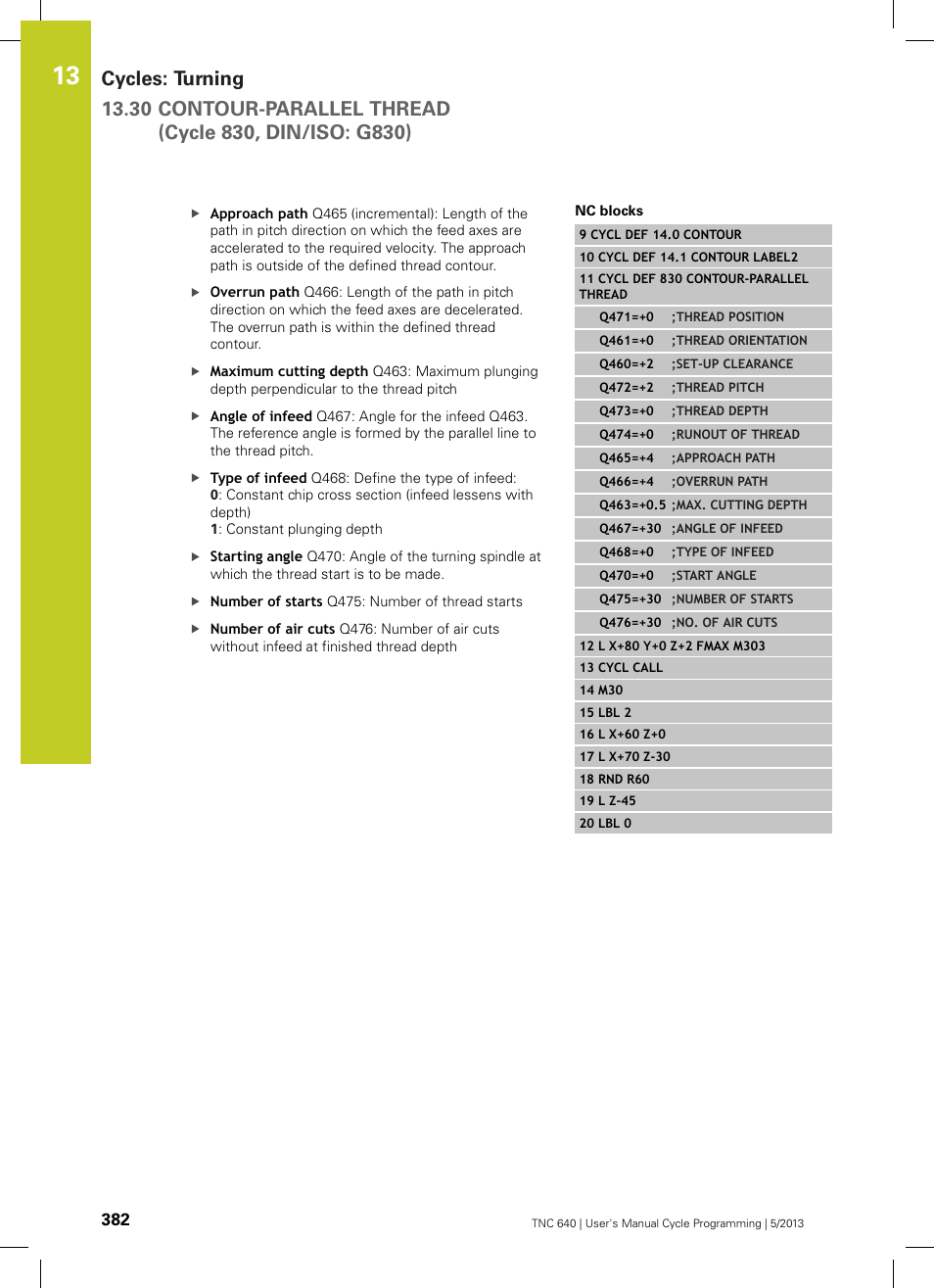 HEIDENHAIN TNC 640 (34059x-02) Cycle programming User Manual | Page 382 / 581