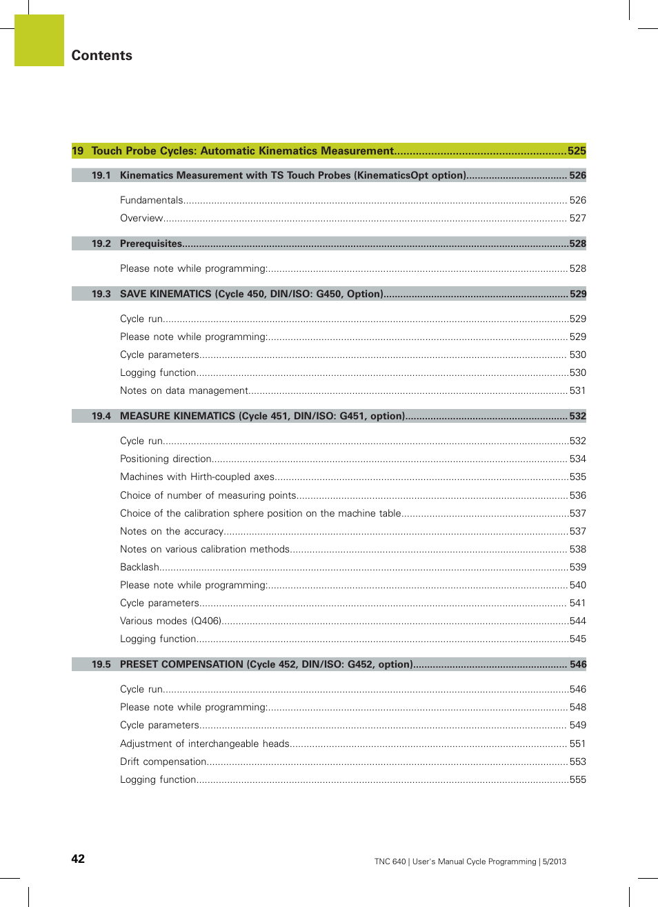 HEIDENHAIN TNC 640 (34059x-02) Cycle programming User Manual | Page 42 / 581