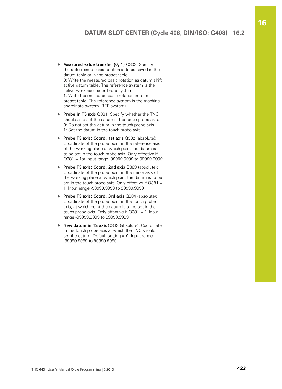 HEIDENHAIN TNC 640 (34059x-02) Cycle programming User Manual | Page 423 / 581