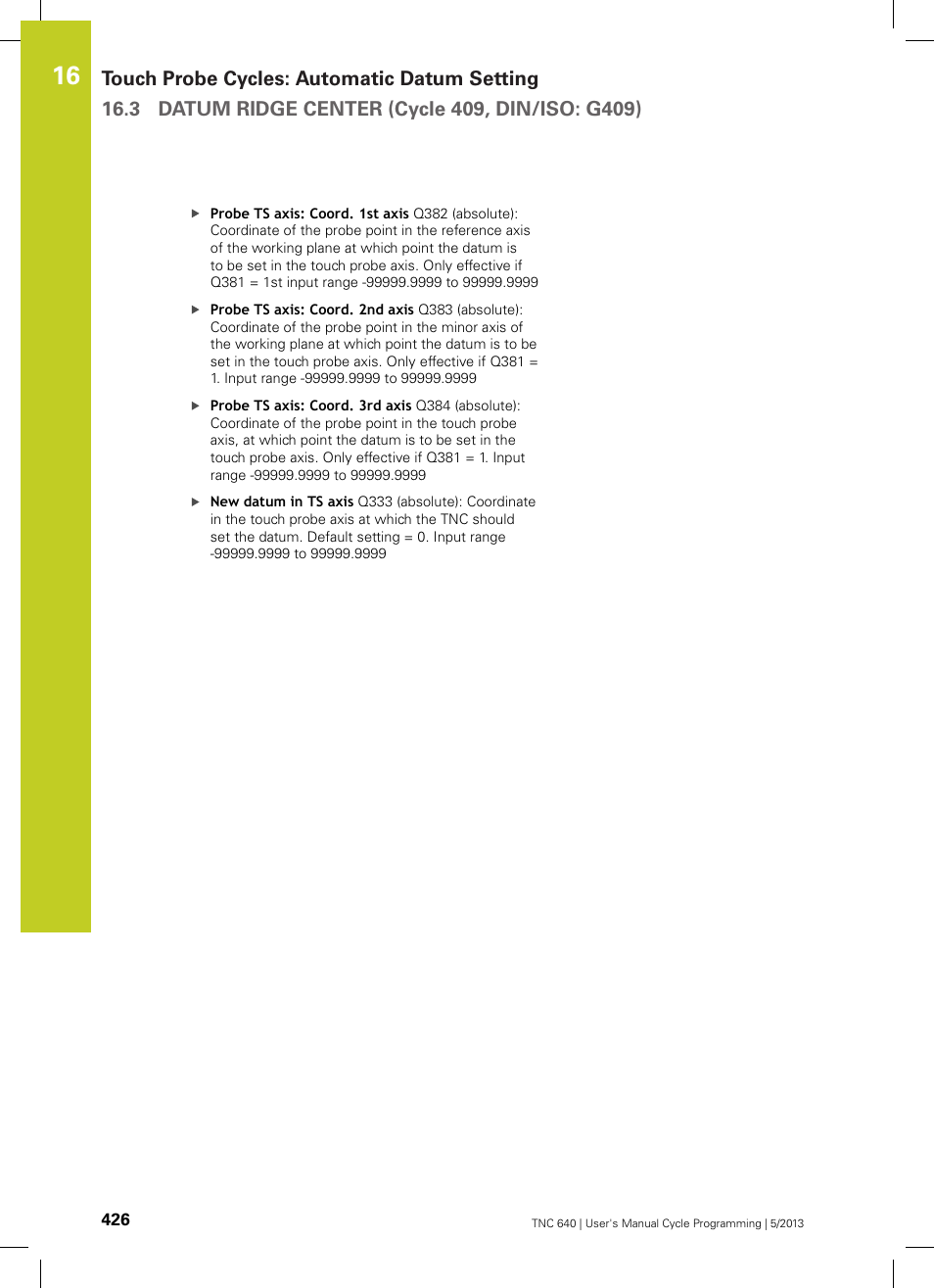 HEIDENHAIN TNC 640 (34059x-02) Cycle programming User Manual | Page 426 / 581