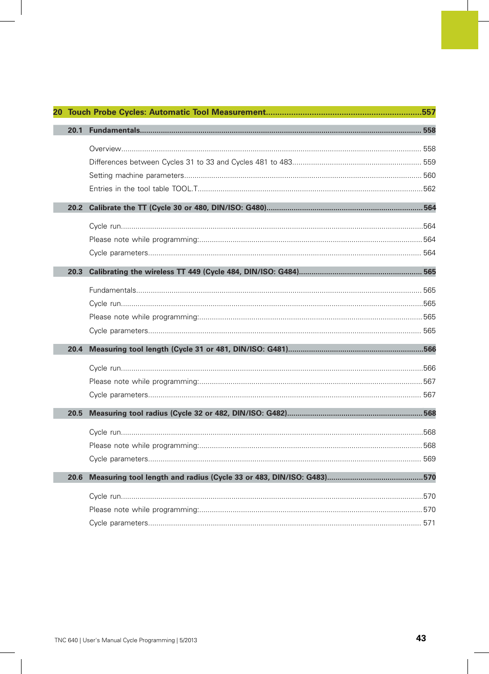 HEIDENHAIN TNC 640 (34059x-02) Cycle programming User Manual | Page 43 / 581