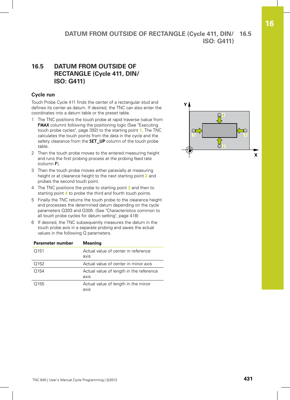 Cycle run | HEIDENHAIN TNC 640 (34059x-02) Cycle programming User Manual | Page 431 / 581