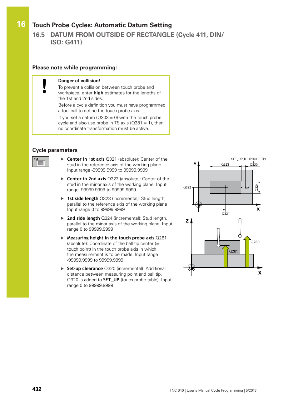 Please note while programming, Cycle parameters | HEIDENHAIN TNC 640 (34059x-02) Cycle programming User Manual | Page 432 / 581