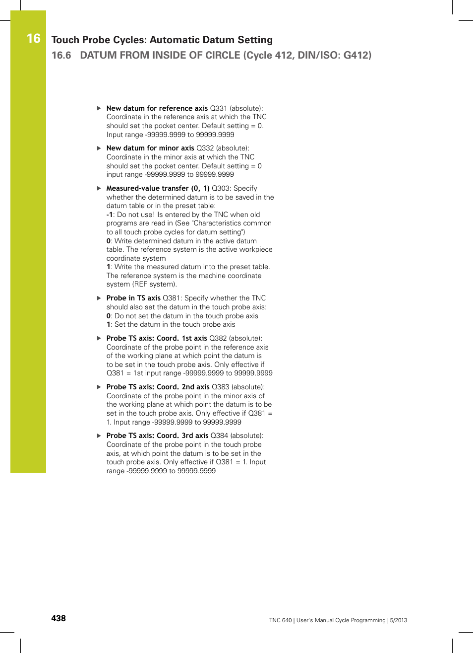 HEIDENHAIN TNC 640 (34059x-02) Cycle programming User Manual | Page 438 / 581
