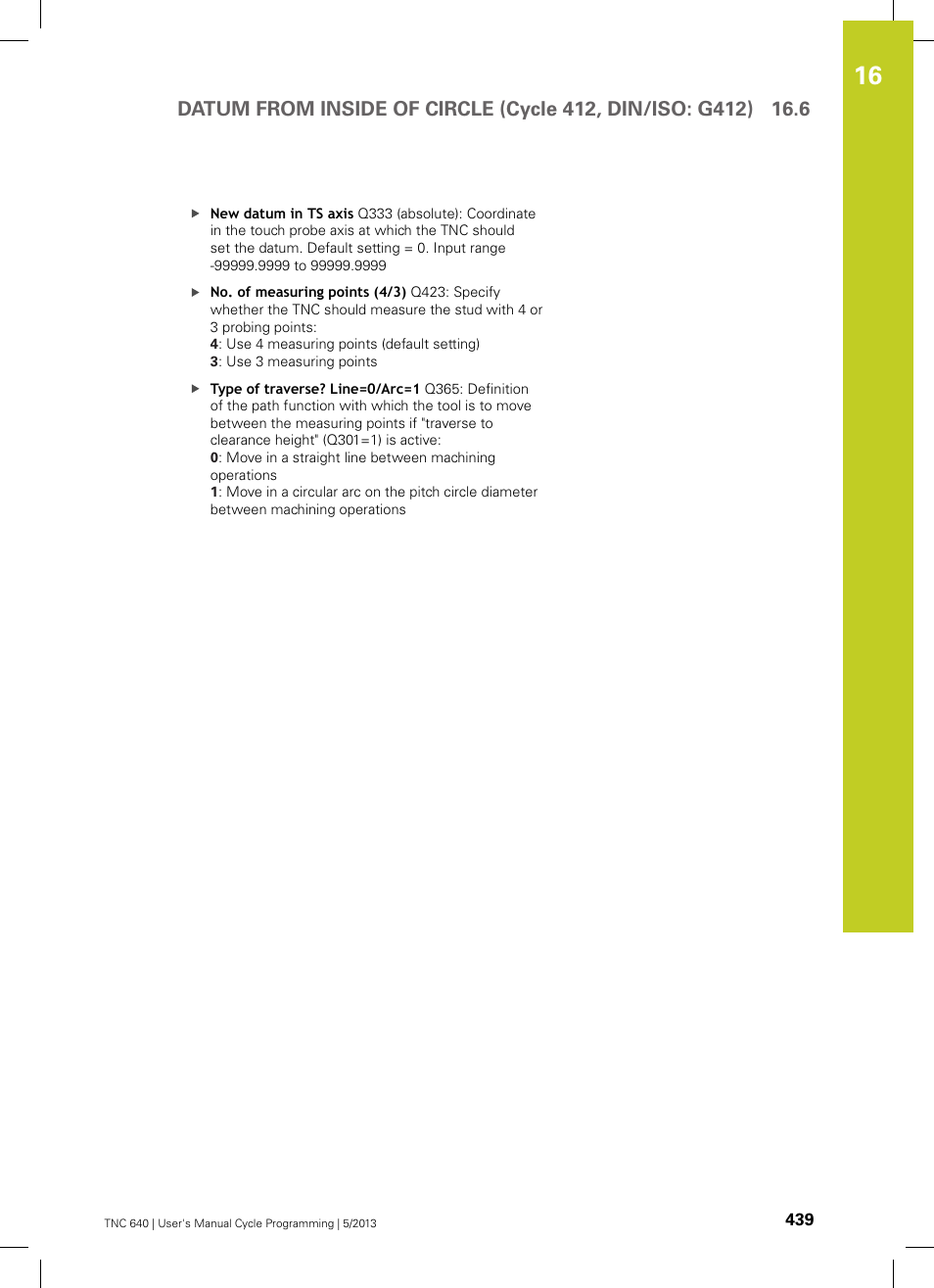 HEIDENHAIN TNC 640 (34059x-02) Cycle programming User Manual | Page 439 / 581