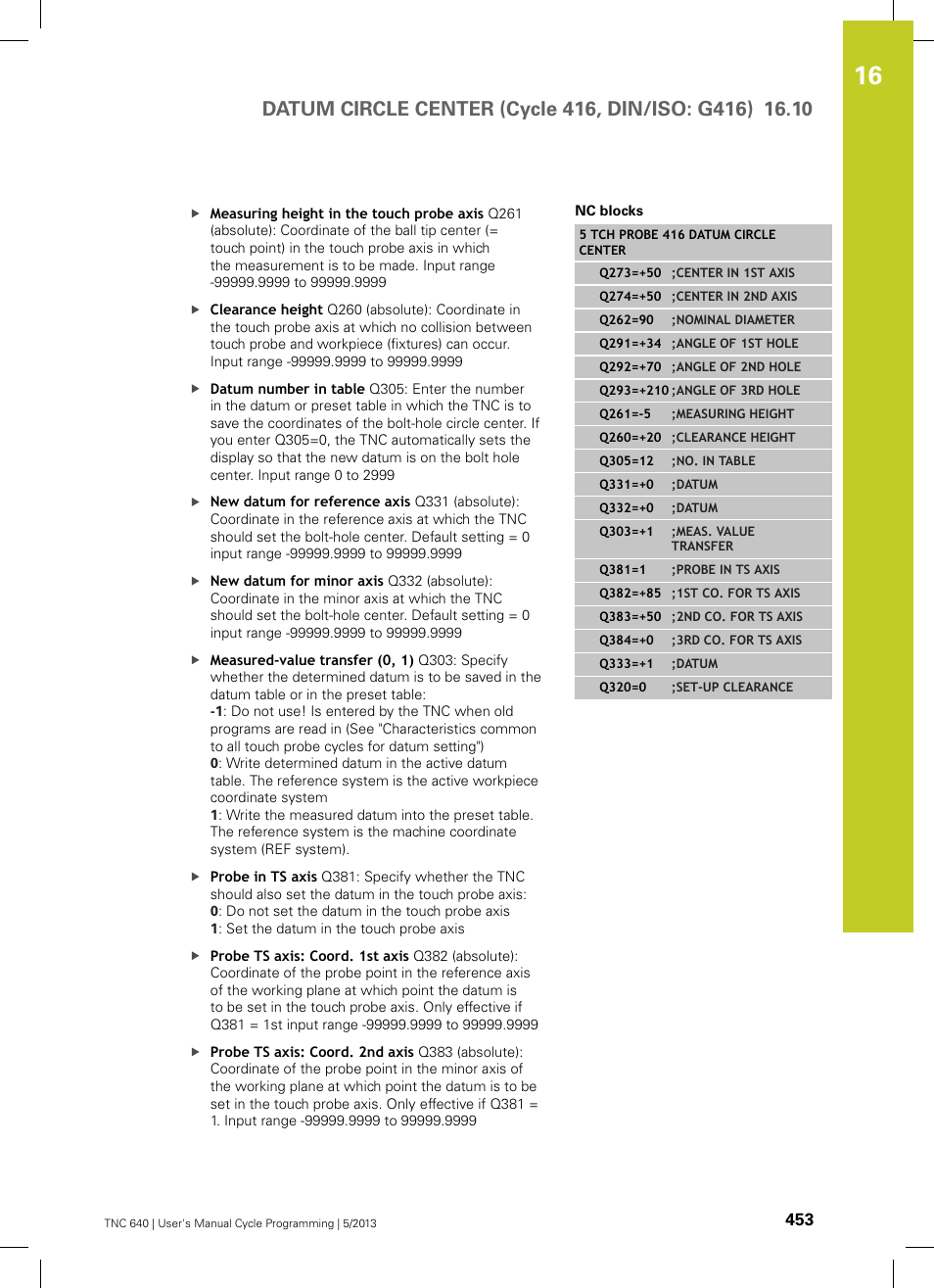 HEIDENHAIN TNC 640 (34059x-02) Cycle programming User Manual | Page 453 / 581