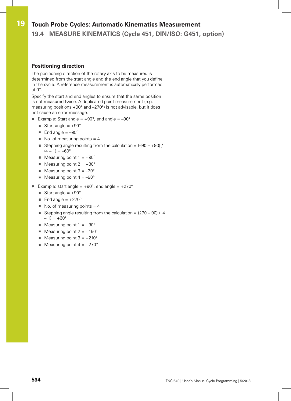 Positioning direction | HEIDENHAIN TNC 640 (34059x-02) Cycle programming User Manual | Page 534 / 581