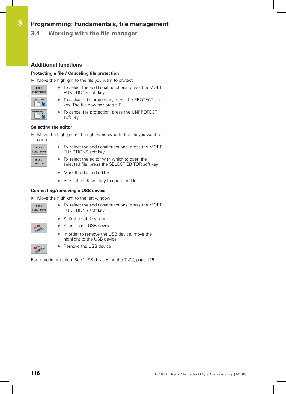 Additional functions | HEIDENHAIN TNC 640 (34059x-02) ISO programming User Manual | Page 116 / 620