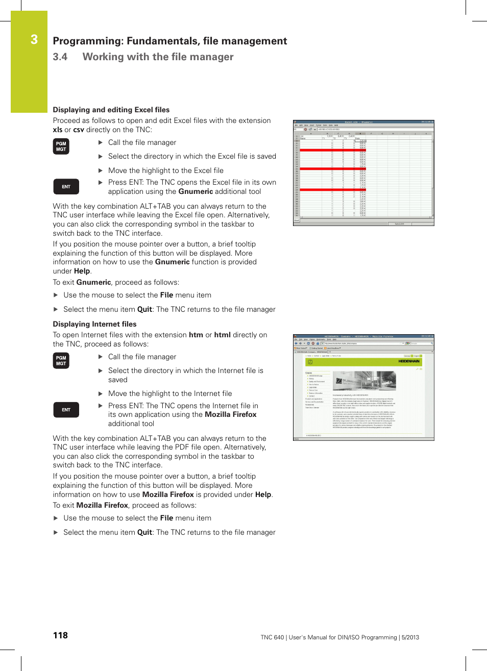 HEIDENHAIN TNC 640 (34059x-02) ISO programming User Manual | Page 118 / 620