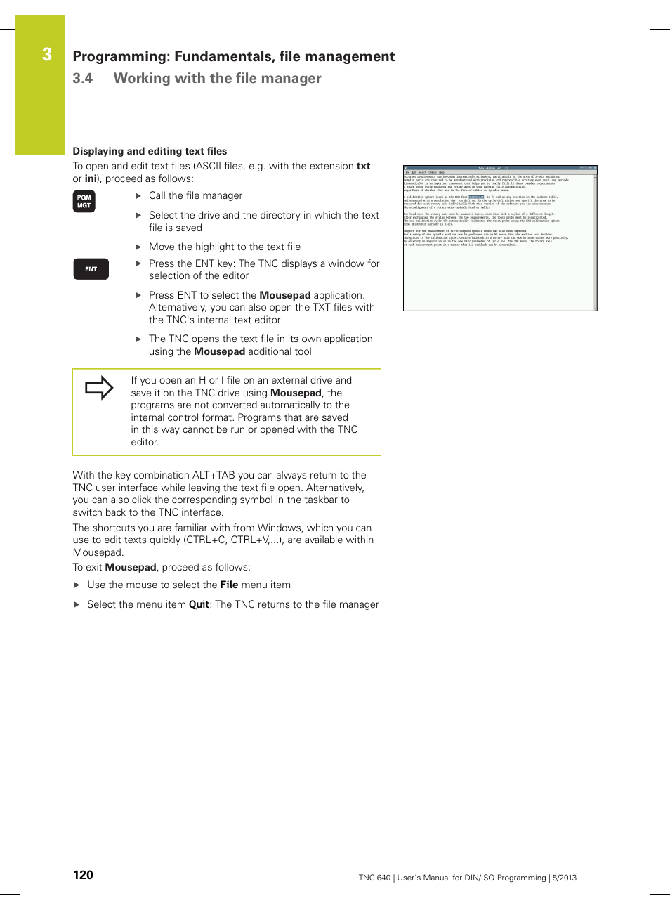 HEIDENHAIN TNC 640 (34059x-02) ISO programming User Manual | Page 120 / 620