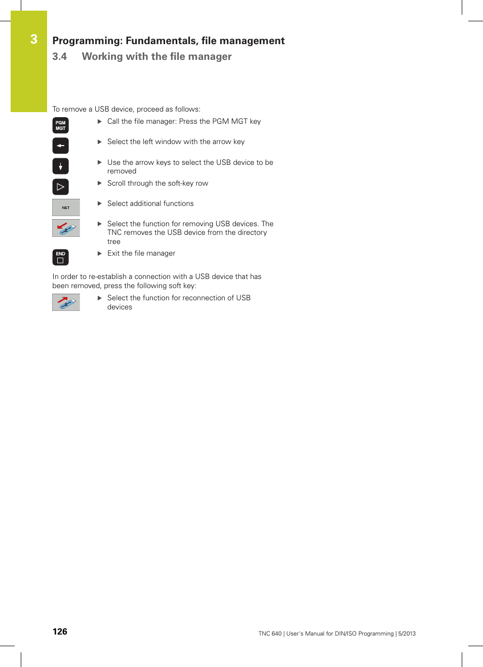 HEIDENHAIN TNC 640 (34059x-02) ISO programming User Manual | Page 126 / 620
