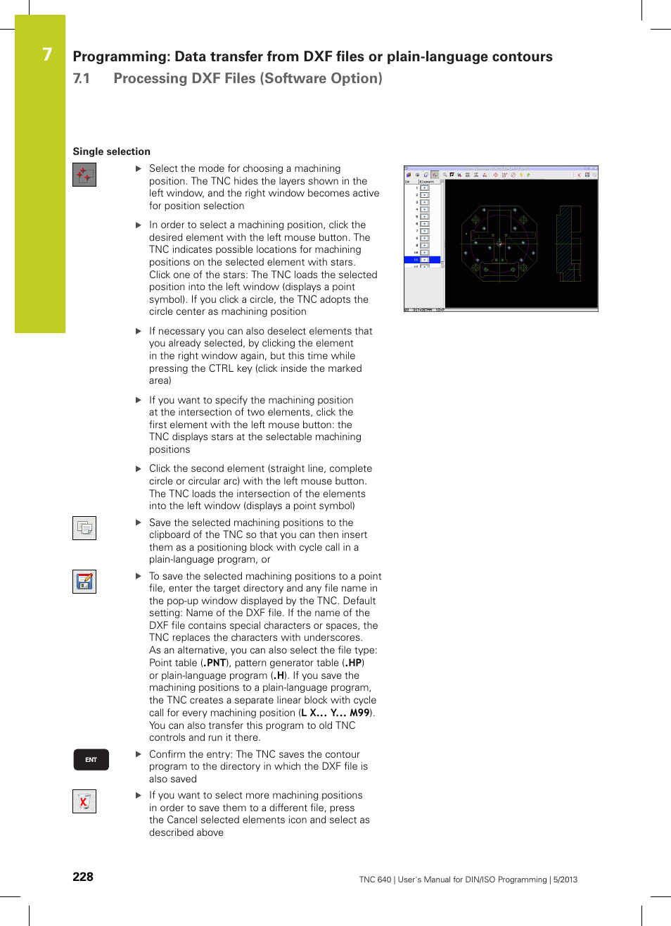 Ks (see "single selection | HEIDENHAIN TNC 640 (34059x-02) ISO programming User Manual | Page 228 / 620