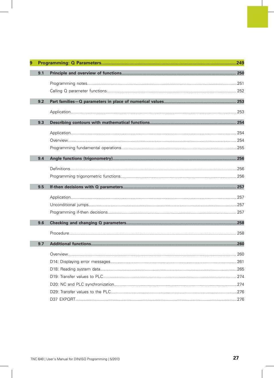 HEIDENHAIN TNC 640 (34059x-02) ISO programming User Manual | Page 27 / 620