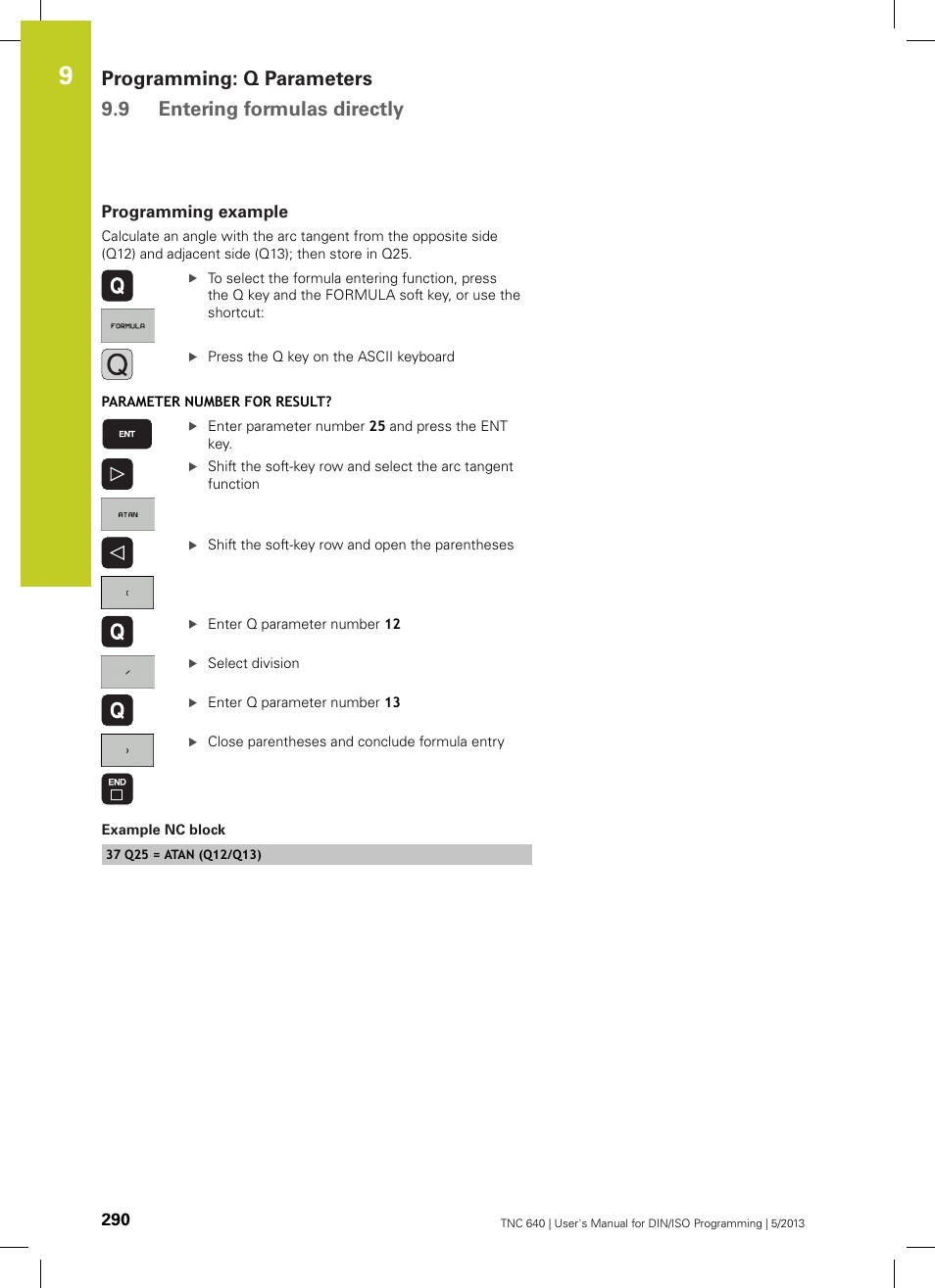 Programming example | HEIDENHAIN TNC 640 (34059x-02) ISO programming User Manual | Page 290 / 620