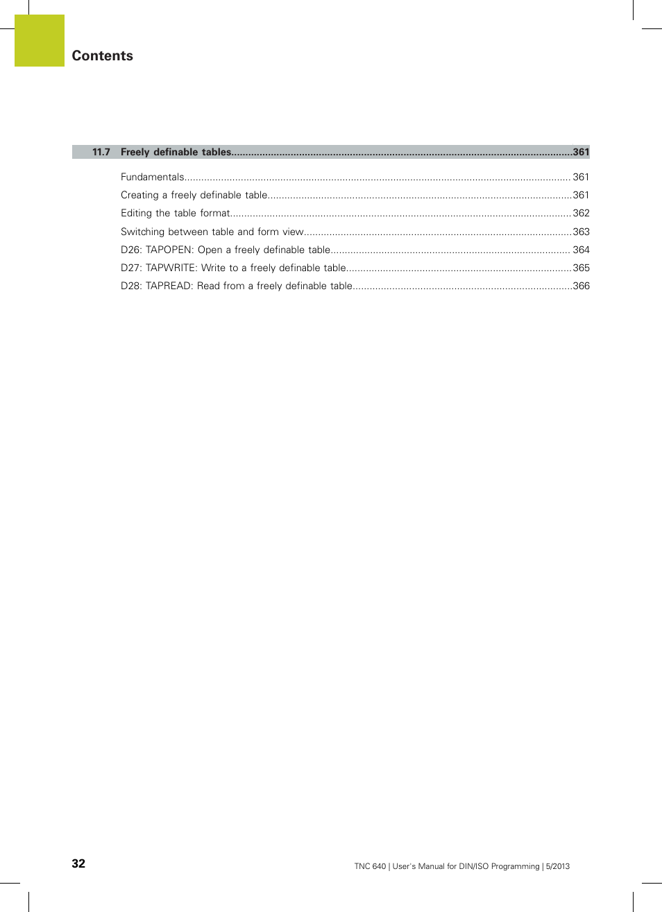 HEIDENHAIN TNC 640 (34059x-02) ISO programming User Manual | Page 32 / 620