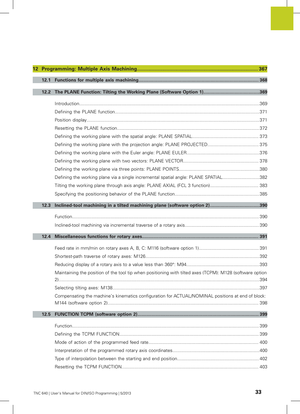 HEIDENHAIN TNC 640 (34059x-02) ISO programming User Manual | Page 33 / 620