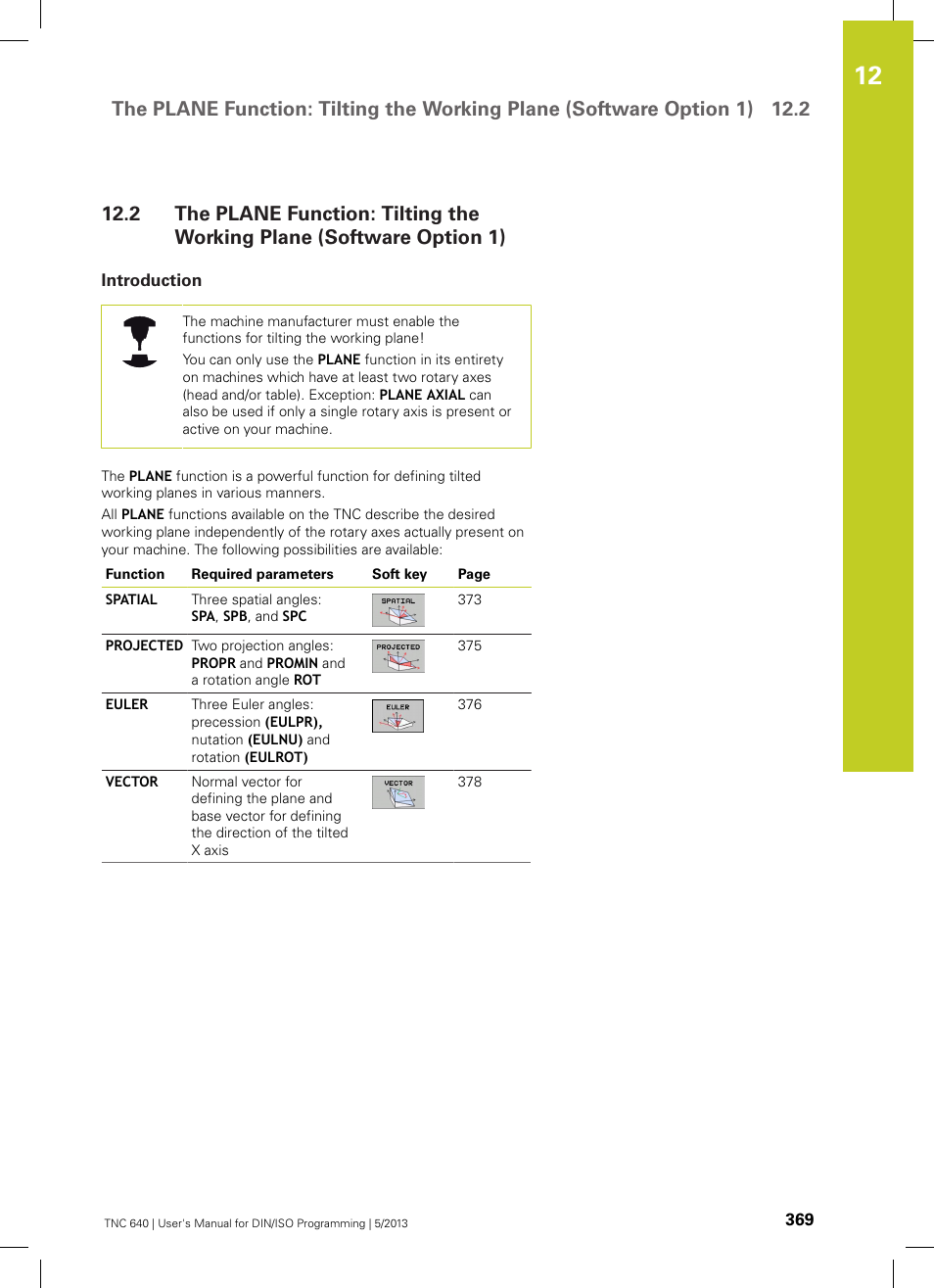 Introduction | HEIDENHAIN TNC 640 (34059x-02) ISO programming User Manual | Page 369 / 620