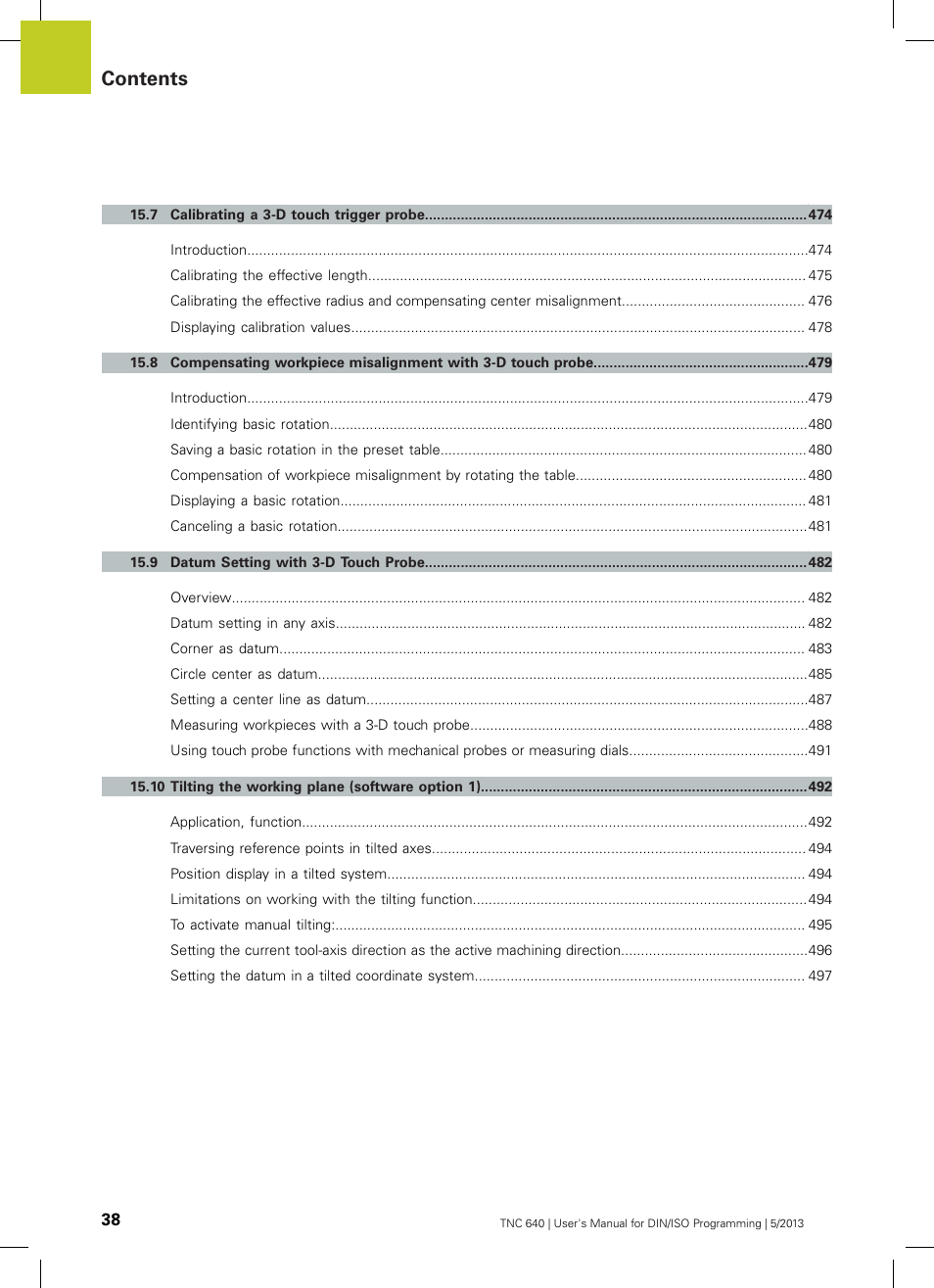 HEIDENHAIN TNC 640 (34059x-02) ISO programming User Manual | Page 38 / 620