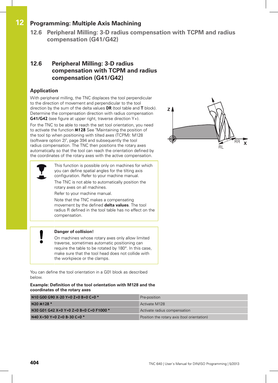 Application | HEIDENHAIN TNC 640 (34059x-02) ISO programming User Manual | Page 404 / 620