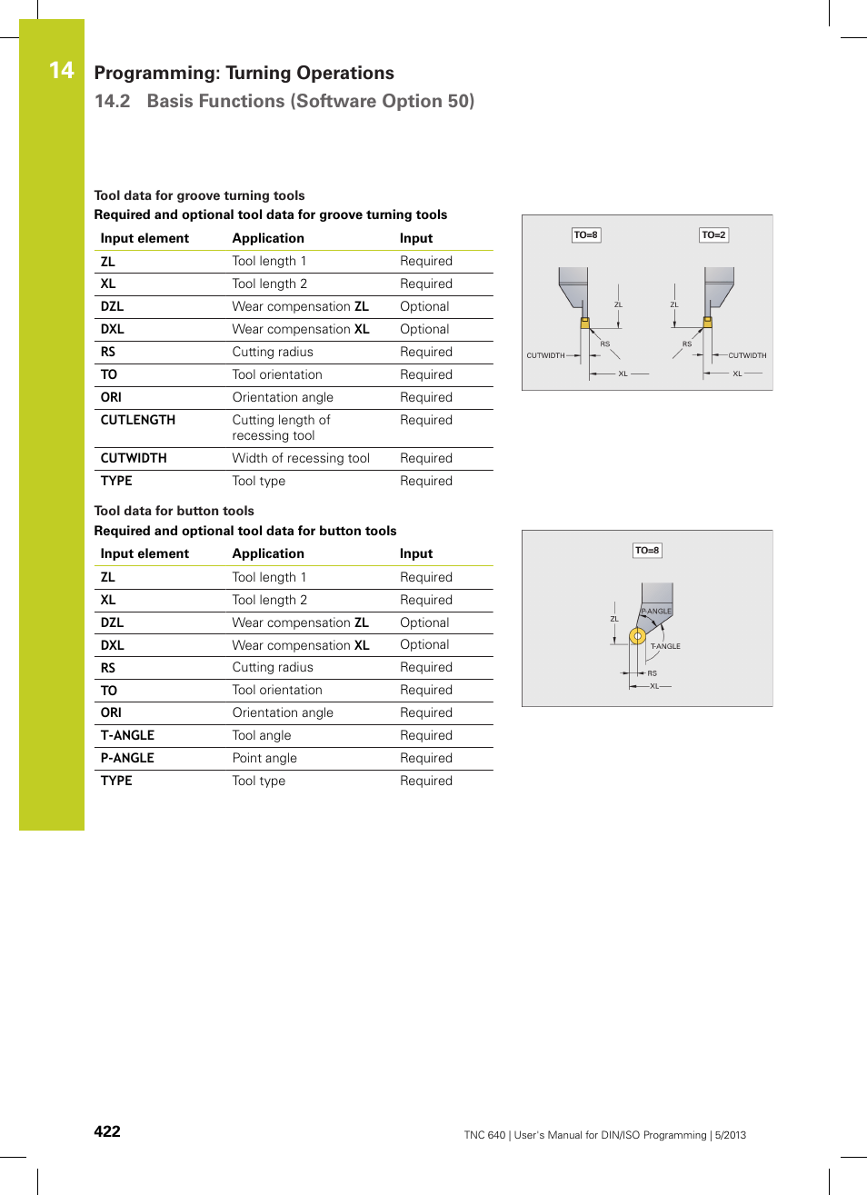 HEIDENHAIN TNC 640 (34059x-02) ISO programming User Manual | Page 422 / 620