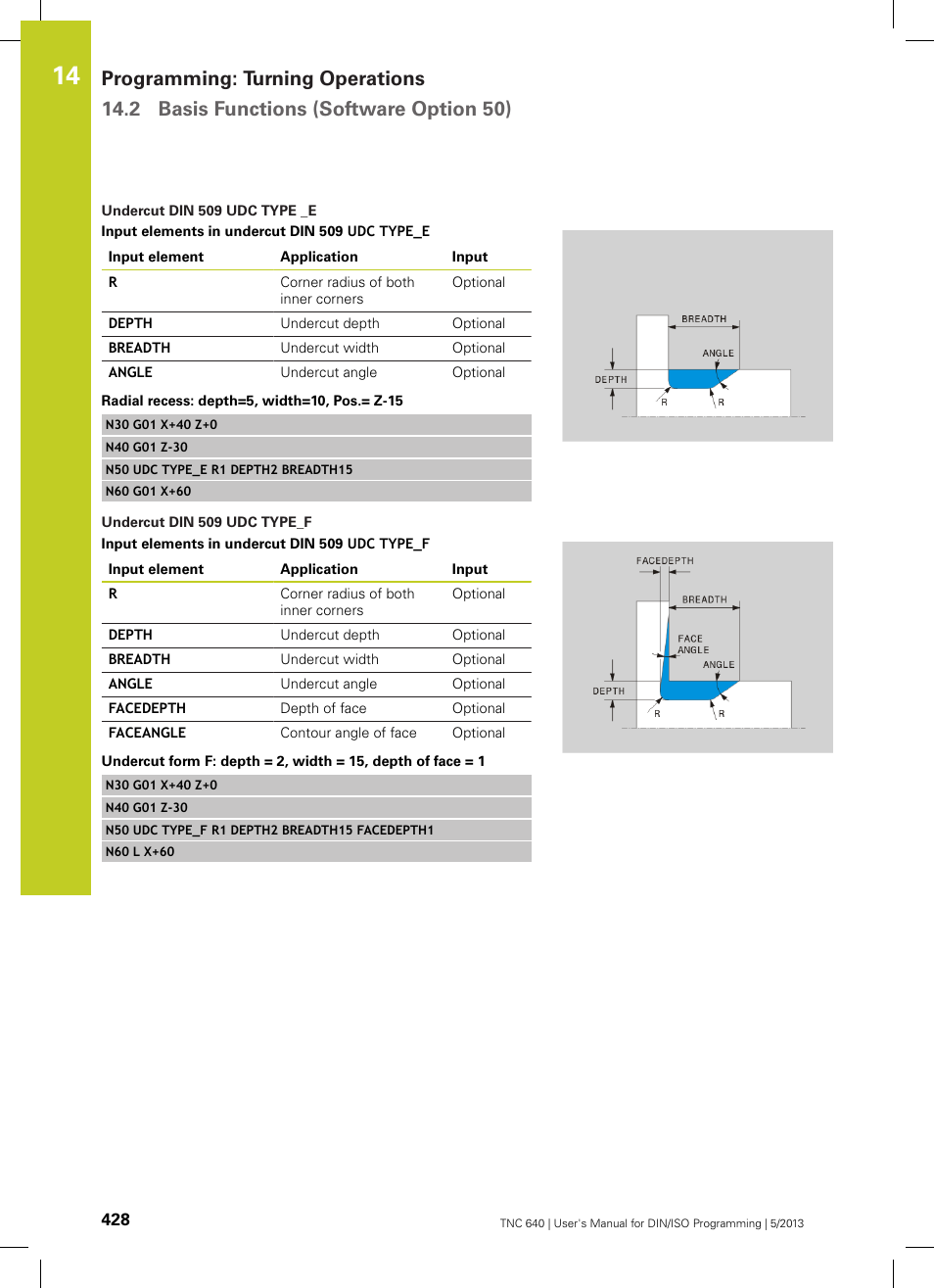 HEIDENHAIN TNC 640 (34059x-02) ISO programming User Manual | Page 428 / 620