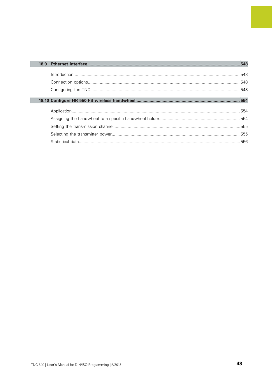 HEIDENHAIN TNC 640 (34059x-02) ISO programming User Manual | Page 43 / 620