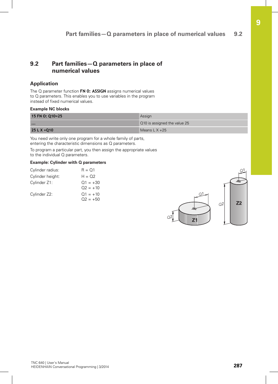 Application | HEIDENHAIN TNC 640 (34059x-04) User Manual | Page 287 / 679