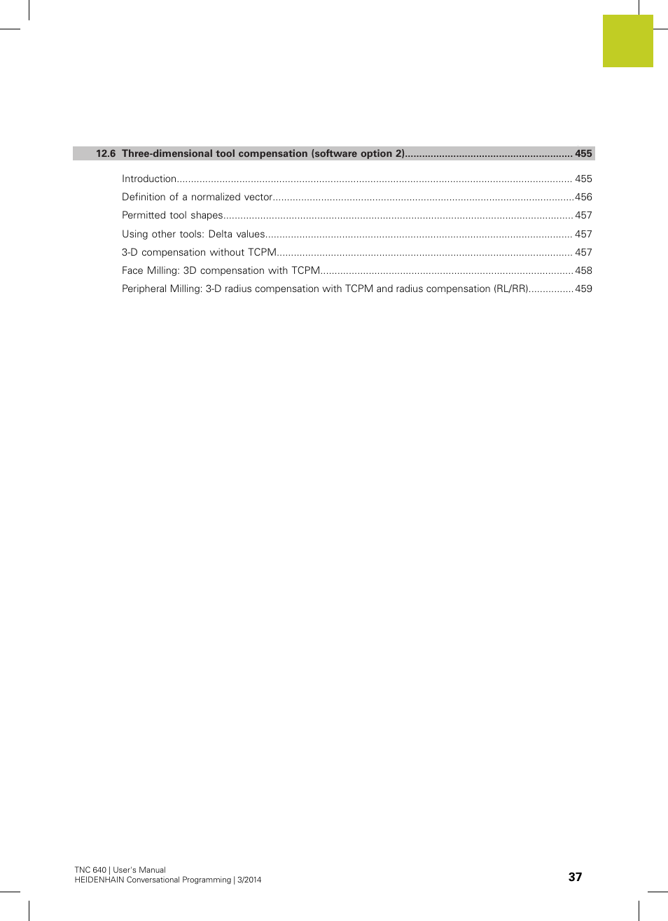 HEIDENHAIN TNC 640 (34059x-04) User Manual | Page 37 / 679