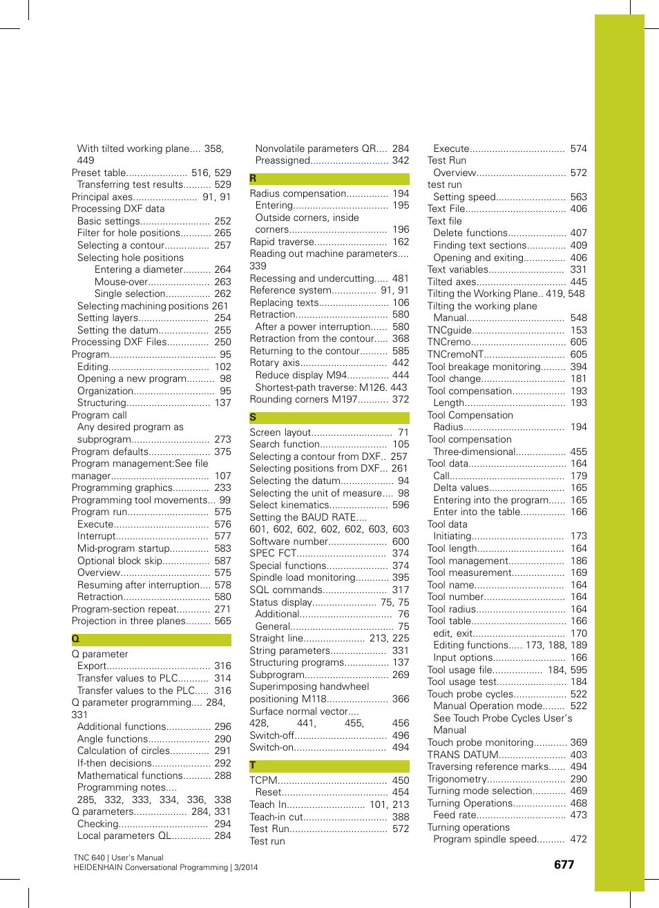 HEIDENHAIN TNC 640 (34059x-04) User Manual | Page 677 / 679