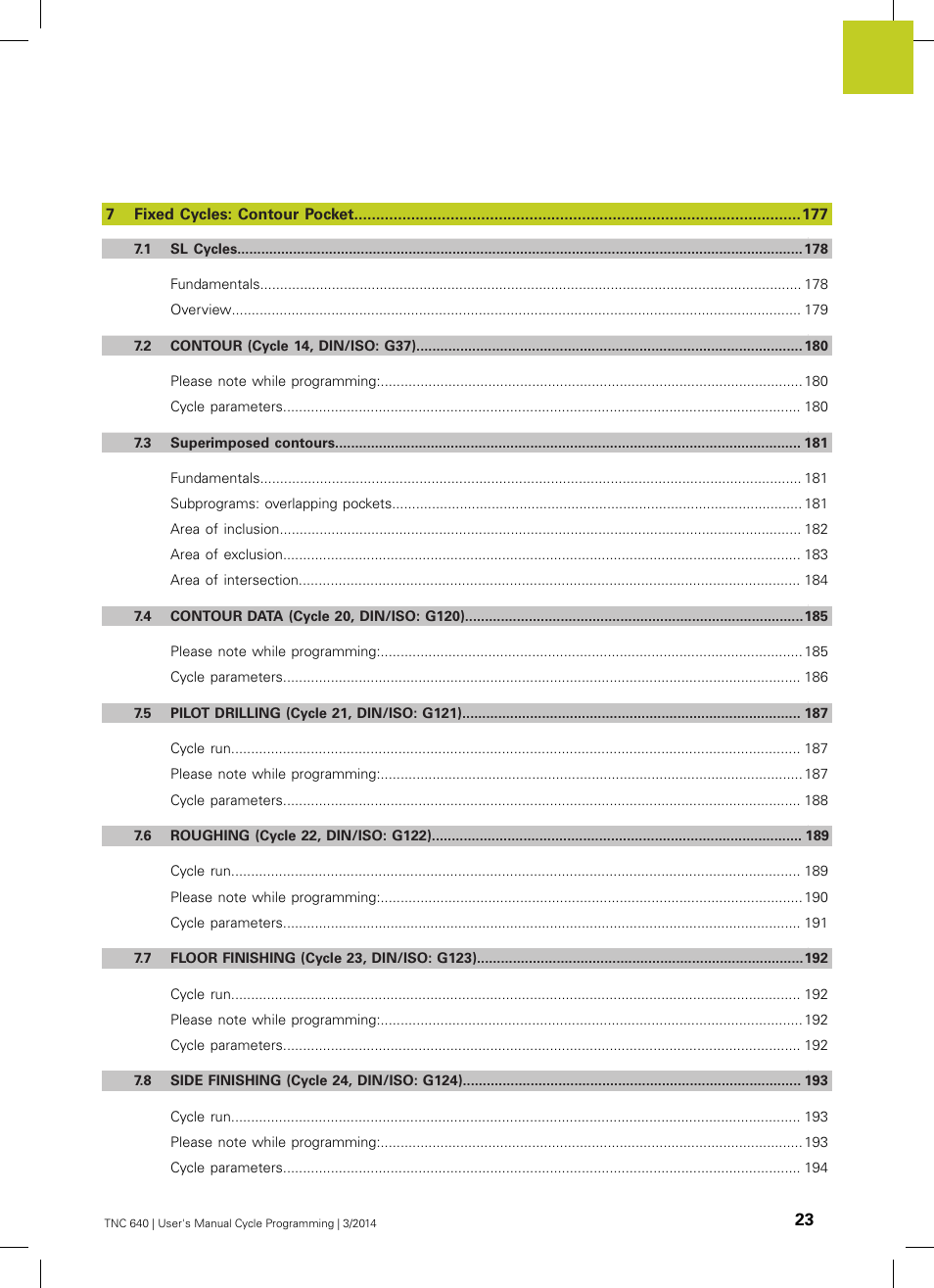 HEIDENHAIN TNC 640 (34059x-04) Cycle programming User Manual | Page 23 / 603