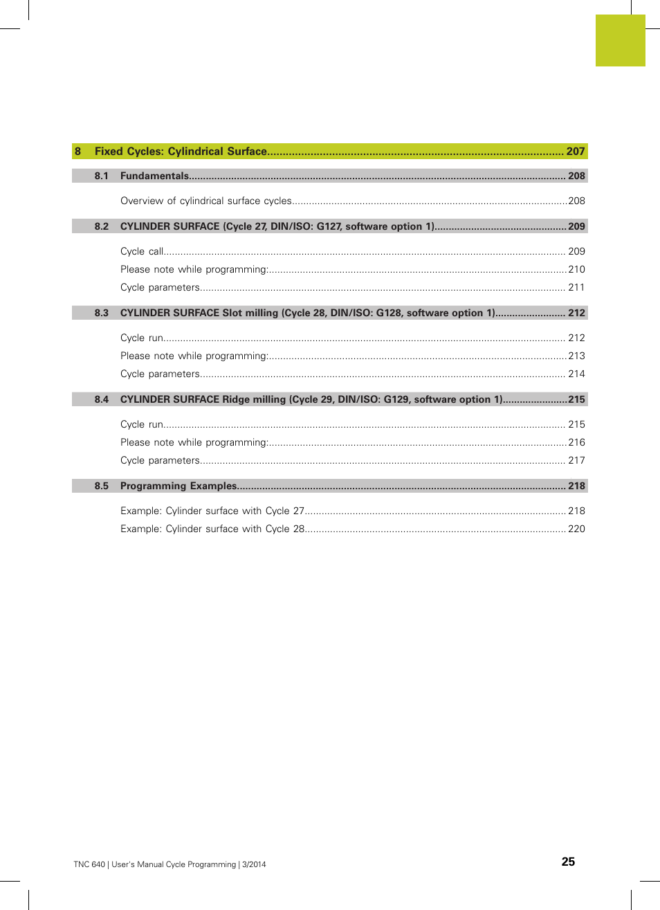 HEIDENHAIN TNC 640 (34059x-04) Cycle programming User Manual | Page 25 / 603