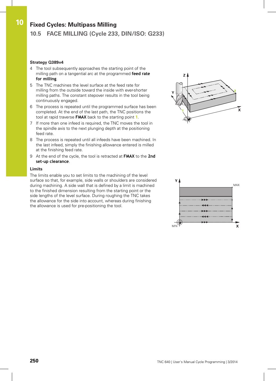 HEIDENHAIN TNC 640 (34059x-04) Cycle programming User Manual | Page 250 / 603