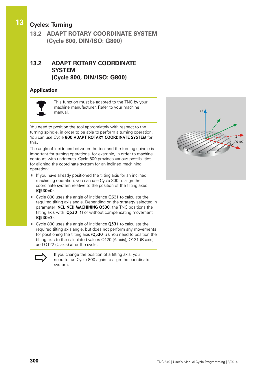 Application | HEIDENHAIN TNC 640 (34059x-04) Cycle programming User Manual | Page 300 / 603